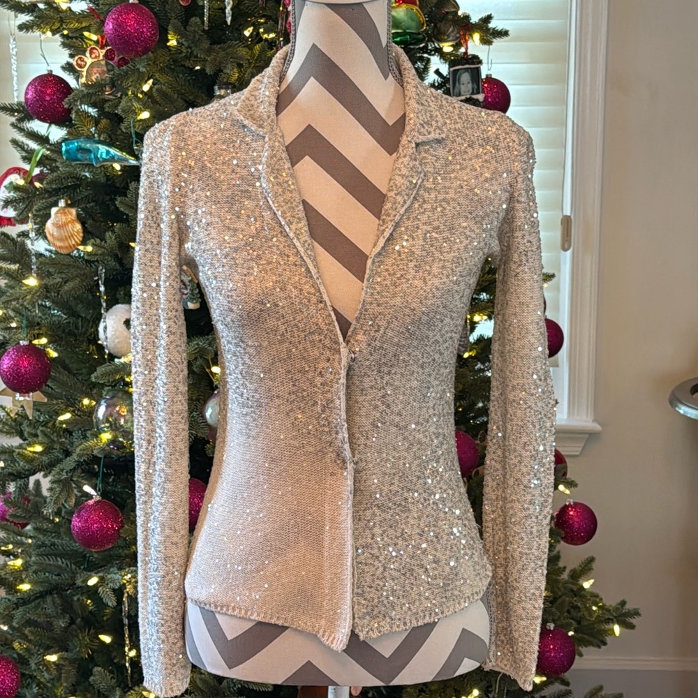 Amina Rubinacci sequin cardigan
